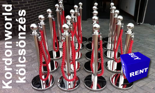 Kordonworld kordonoszlop bérlés
